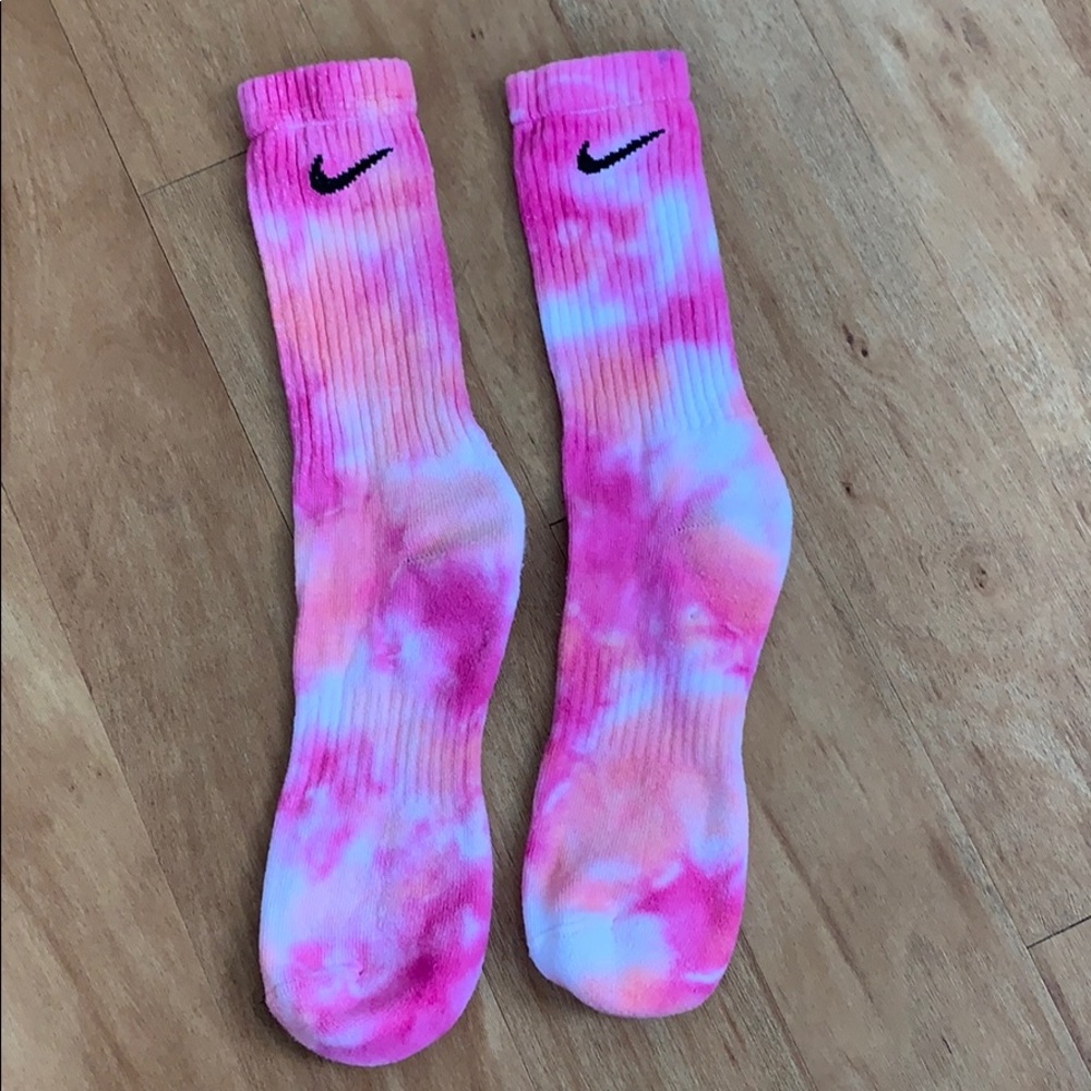 Tie dye Nike socks